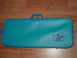 Vintage Adidas Suitcase Tennis Racquet Case / Bag w/ keys