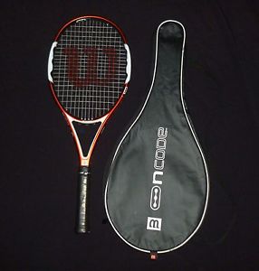 WILSON nCODE Fury Two 100 sq.in. Tennis Racquet  #6143