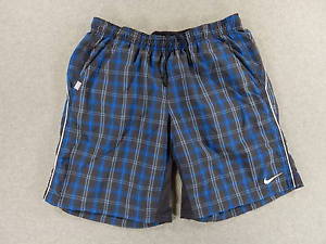 Nike CHALLENGE COURT Aggasi Tennis Shorts (Mens Large) Blue