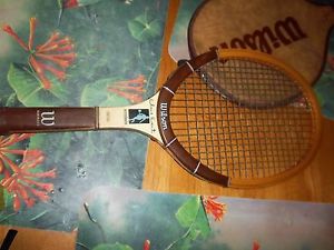 Vintage 1970's Wilson CHRIS EVERT Autograph Model Wooden Tennis Racquet
