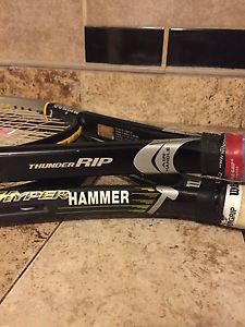 Prince Thunder 1200 series and Wilson Hyper Hammer  tennis racquet