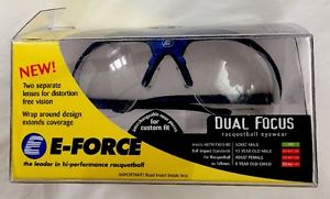 E Force Dual Focus Racquetball Eyewear