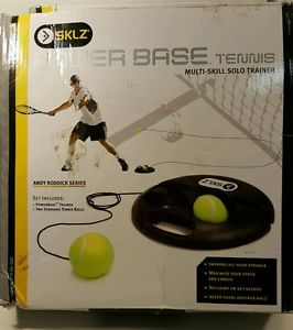 Power Base Tennis Multi Skill Solo Trainer Andy Roddick Series