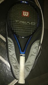 WILSON TRIAD HAMMER 4.0 OS 110 TENNIS RACQUET 4 5/8   27.5"