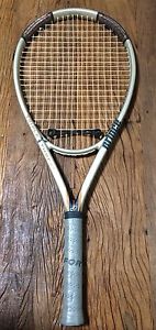 $15 OFF CODE Prince Triple Threat RIP Tennis Racquet 115Sq Inch 4 3/8 STRUNG 57#