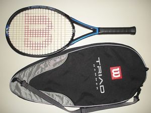 WILSON TRIAD HAMMER 4.0 OS 110 TENNIS RACQUET 4 5/8   27.5