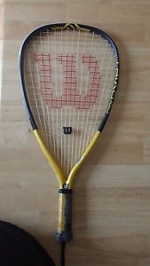 Wilson Triad 160 Racquetball Racquet Excellent Racket, with cover.