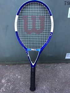 New Wilson ncode n4 n code n 4 OS 111 Strung grip 4 5/8 Tennis Racket