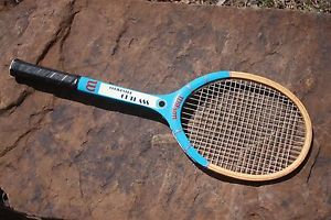 Vintage Racquet Chris Evert Cutlass Wilson Wooden Tennis USA 4 3/8