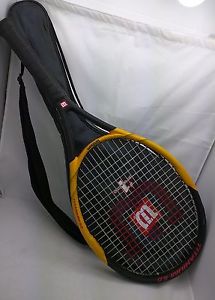 Wilson Titanium Hammer 5.0 Oversize 110" Graphite Tennis Racquet 4 1/2 cover bag