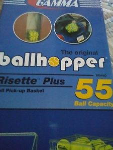 Gamma Ball Hopper/Ball Hopper 55 Ball Capacity Risette Plus Tennis Ball-NIOB