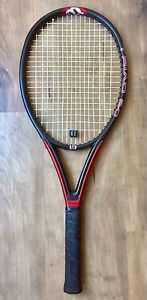 WILSON TRIAD HAMMER 5.0 TENNIS RACQUET 4 5/8 MIDPLUS, 98, w/Case