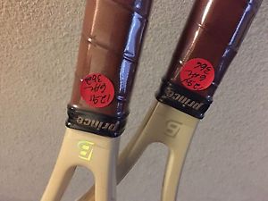 TWO New Prince Bryan Brothers LTD Edition Tour 95 Tennis Racquet 3/8 - Pro Stock