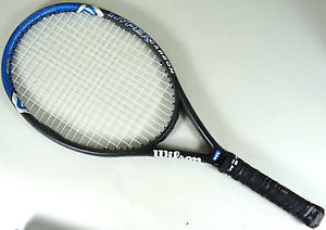 WILSON TENNIS RACQUET Hyper Hammer 4.3 Carbon 4 1/4 Grip 27.50" 110 Oversize OS