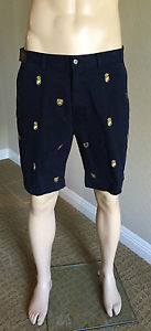 NWT Polo Ralph Lauren Classic Fit Embroidered Short size 36 $125 Aviator Blue