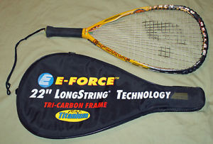 E-Force Bedlam Launch Pad 170 g Racquetball Racquet 22" x 10.5" w/ Case