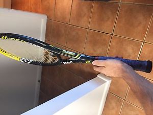 Wilson Hyper Hammer 6.3 midplus   4 1/2  grip Tennis Racquet