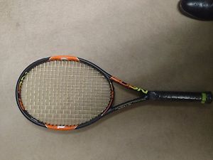 Wilson Burn 95 Tennis Racket 4 3/8 Grip Strung With Wilson NXT