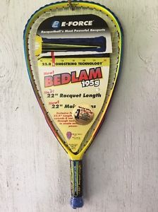 E-FORCE BEDLAM RACQUETBALL RACQUET    (SS Grip 3-5/8)    (Weight195G)