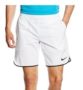 NWT Nike Men's White On White Flex Court Tennis Shorts. Size XL