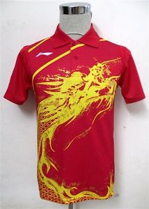 HOT Li Ning men's table tennis clothing/Badminton T-shirt