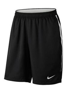 Nike Men's Court Dry 9'' Tennis Shorts Large Black  'NWT' - MSRP $45