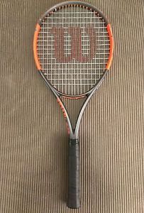 2017 Wilson Burn 100LS v2.0 tennis racket, new strings/bumperguard/grip, 2 avail