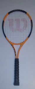 Orange Wilson Ultra Titanium Soft shock Tennis Racquet