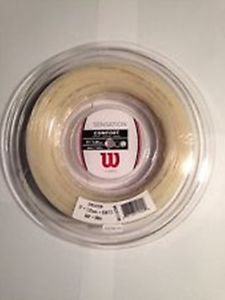 WILSON SENSATION NATURAL 17/1.25 TENNIS STRING REEL- 660 FT- NEW