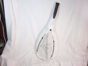 Black Max Titanium Dunlop Squash Racquet 500 sq cm Head 14 x 18 String With Case