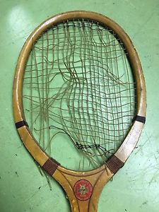 Antique Vintage P.Goldsmith & Sons Winnebago Gold Smith Tennis Racket 27"