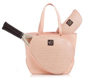 Court Couture Savanna Perforated Tennis Bag - Cotton Candy