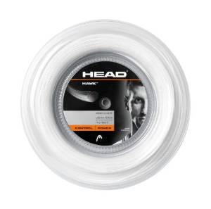 HEAD Hawk 16-Gauge Tennis String (Size:16 Color:White Reel) by HEAD