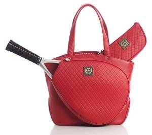 Court Couture Cassanova Quilted Tennis Bag - Red