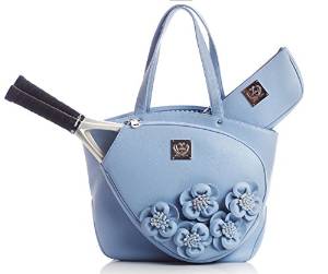 Court Couture Cassanova Tennis Bag - Blue Rose