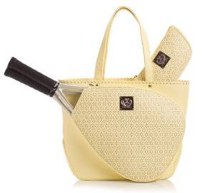 Court Couture Savanna Perforated Tennis Bag - Dandelion