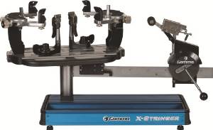 Gamma X-ST Tennis Stringing Machine, Blue/Silver