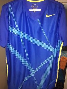 RAFA NADAL NIKE TENNIS SHIRT JERSEY