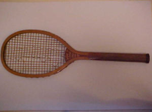 CLASSIC Wright & Ditson Wood Tennis Racquet RARE Sports Circa 1890 Original Gut