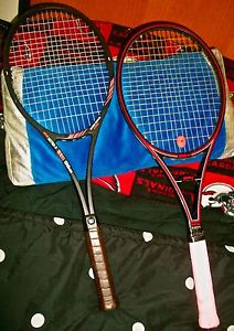 Super Wilson Sequels Ultra 2 & Sting 2 Racquets Ex Cond *2 tennis greats Wow*