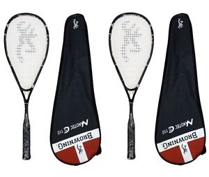 2x Browning NanoTec Ti 110 Raquettes De Squash