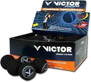 Victor Ball De Squash Double Jaune 36 Carton