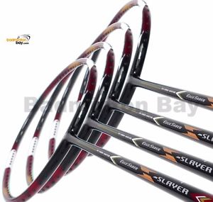 4x Apacs Edgesaber Z Slayer Black 4U Badminton Racket Racquet Free String Grip
