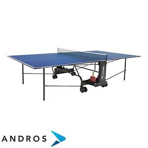 GARLANDO Challenge Indoor - table de tennis Bleu