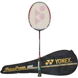 100% genuine Yonex Muscle Power-29 badminton racket with bag sports collection