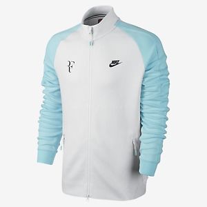 Nike Premier RF Men's Jacket Federer Tennis White Copa 644780-103 Sz L