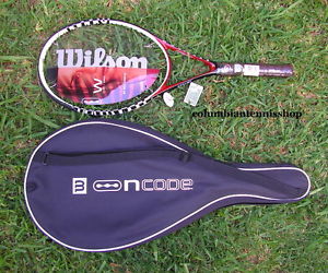 New Wilson Ncode NW 6 W6 Wild Crimson strung racquet 1/4 L2 (2) $229. Save $10