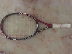 WILSON 5 BLX KHAMSIN FIVE 108 STRUNG TENNIS RACQUET RACKET 4-1/8