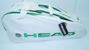 *NEW*Head White Monstercombi tennisbag green tour racket holder Murray limited