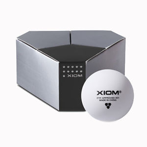 72 XIOM ITTF APPROUVÉ 3 STAR HOMOGÈNE POLY TABLE BALLES DE TENNIS